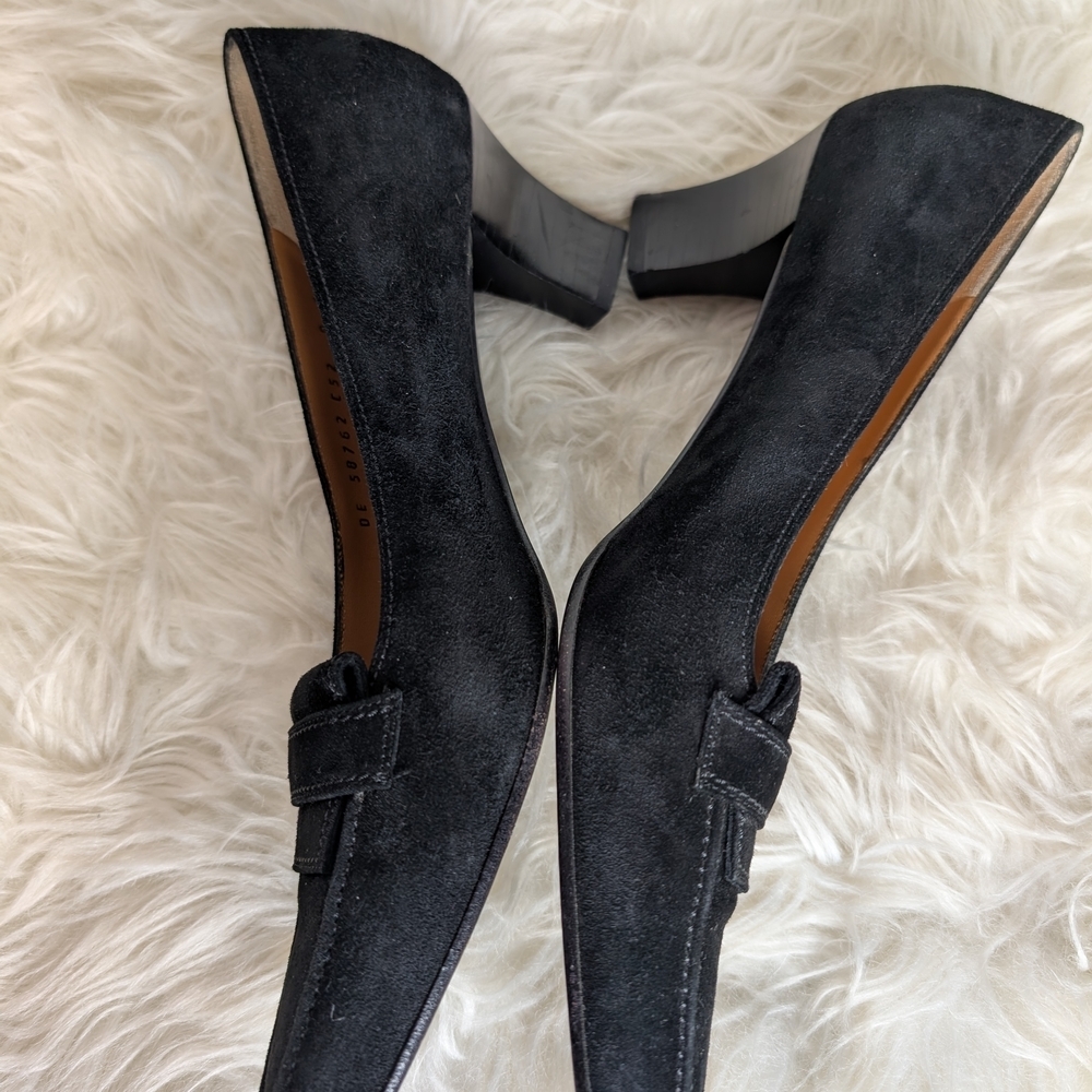 Salvatore Ferragamo Black Flats Timeless Elegance - Picture 10 of 13
